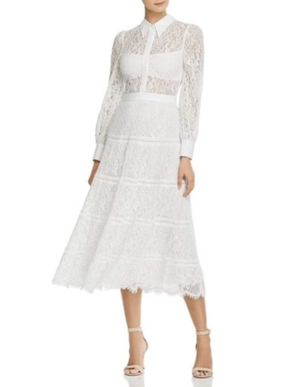 Alice + Olivia Anaya White dress size 2